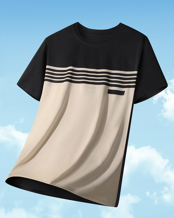 Heren T-Shirt Ademend Snel Drogend Korte Mouw