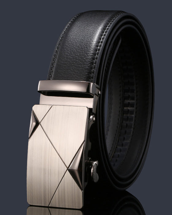 Heren - Zakelijke riem met automatische gesp