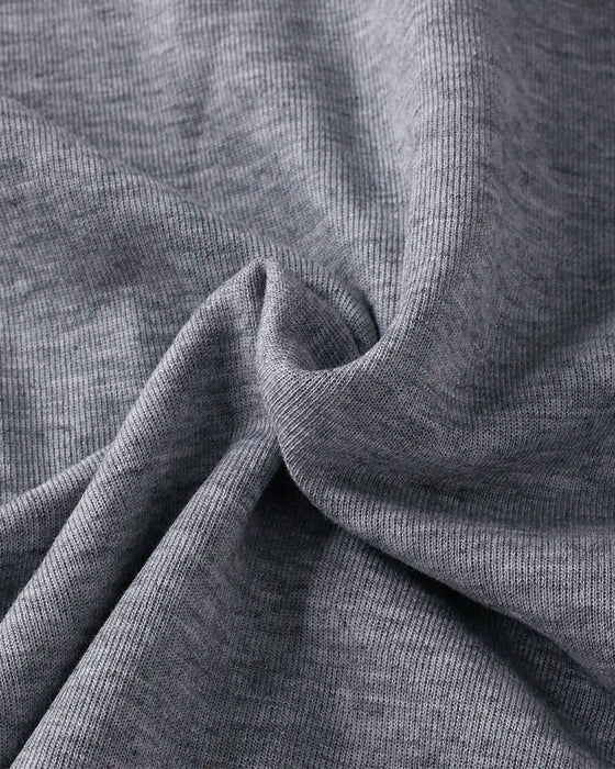 Hoodie Effen Casual Korte Mouw