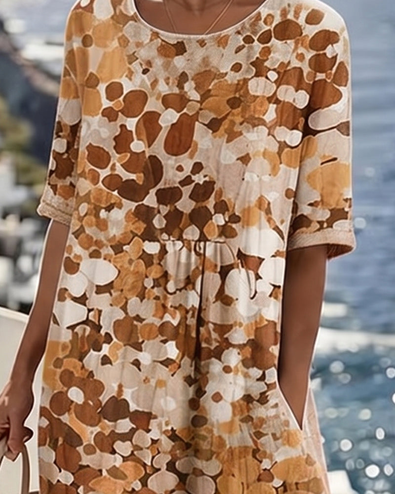 Jurk Geprint Loose