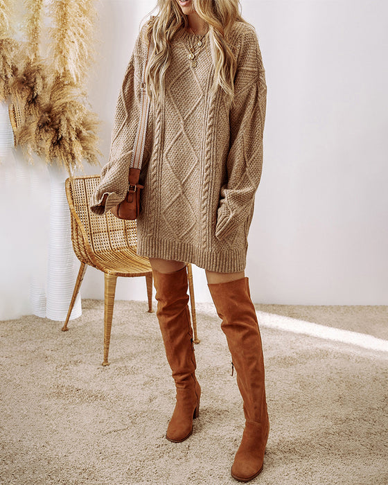 Truijurk casual ronde hals effen kleur