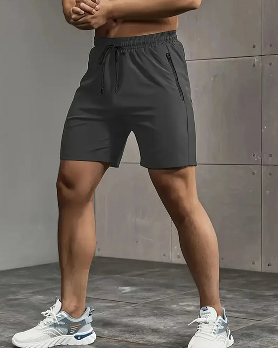 Heren Shorts Snel Drogend Ritszak Sportief