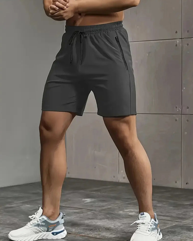 Heren Shorts Snel Drogend Ritszak Sportief