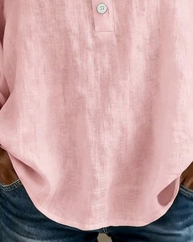 Blouse Met Vierkante Hals Kant Pofmouwen