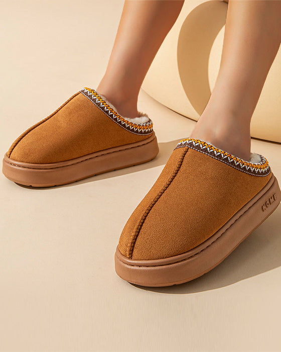 Antislip lichtgewicht warme katoenen pantoffels