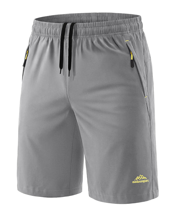 Shorts Elastische Taille Koord Rits Sport