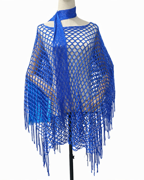 Pullover Franje Mesh Uitgesneden