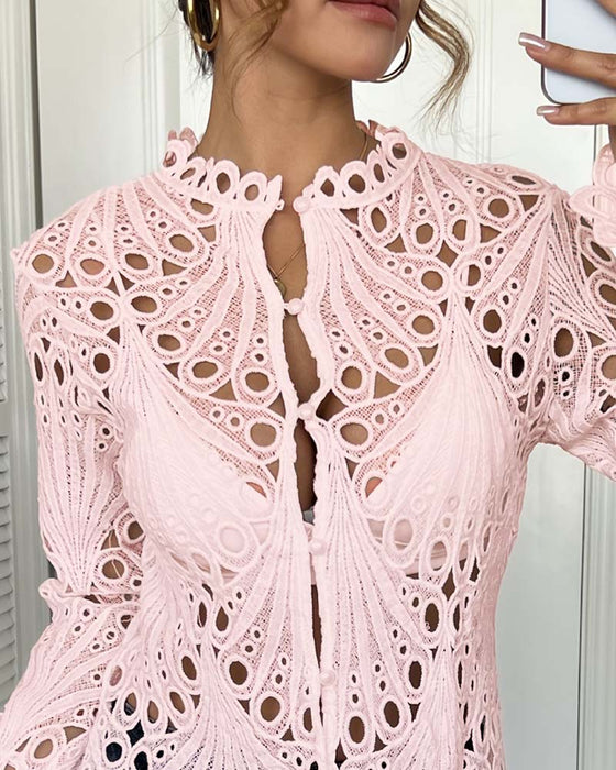 Jas Cut-Out Klokmouw