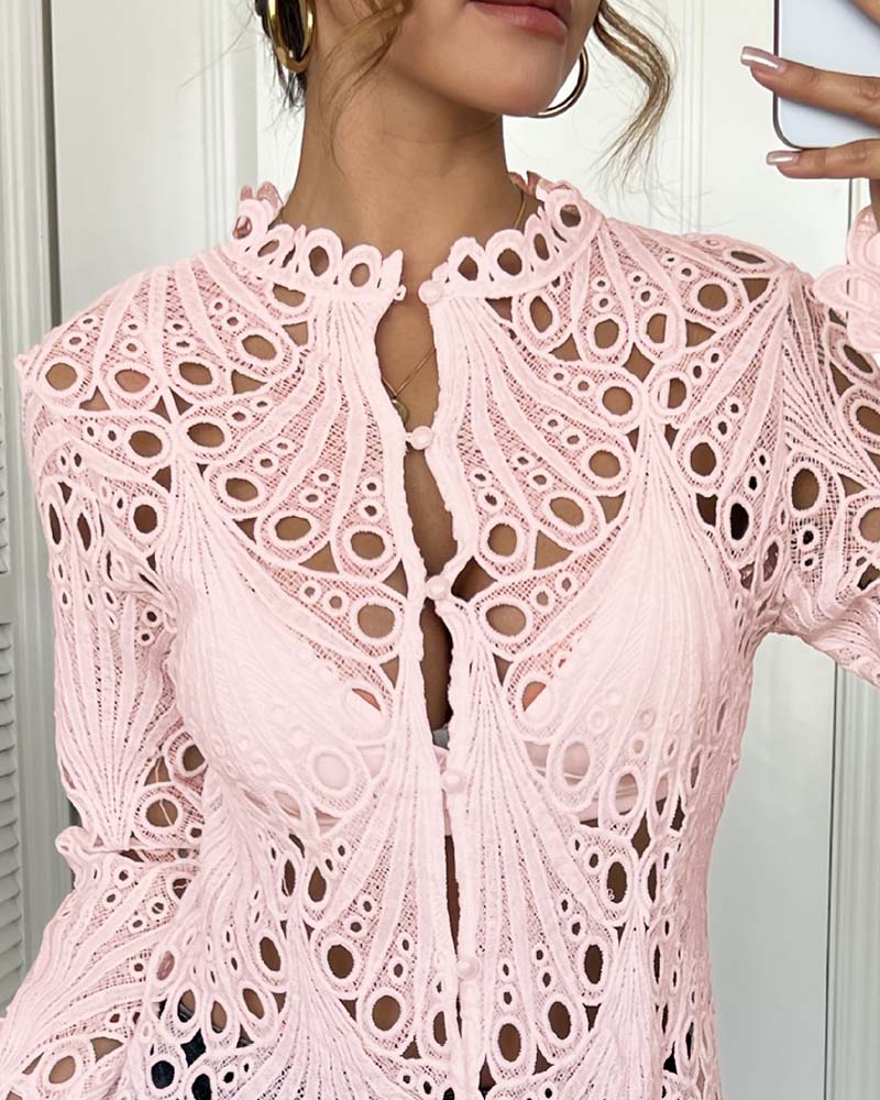Jas Cut-Out Klokmouw