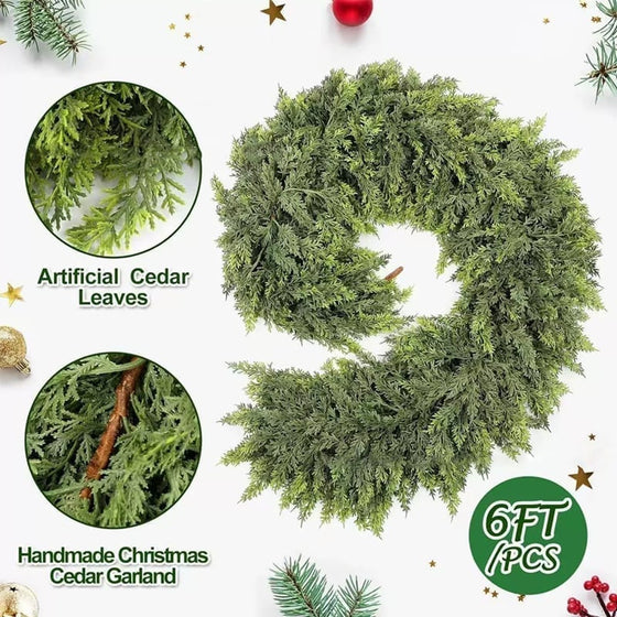 Rotan Kunstmatige Plant Kerst