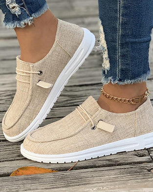 Casual instappers met effen kleur