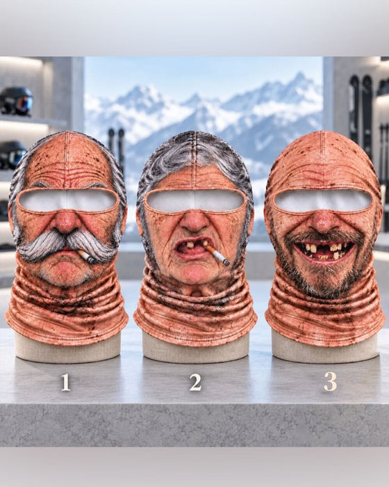 Masker Grappig 3d Brompot Oude Man Ski