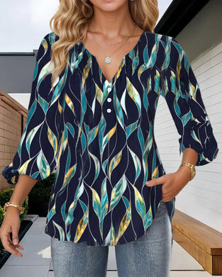 Blouse Casual V-Hals