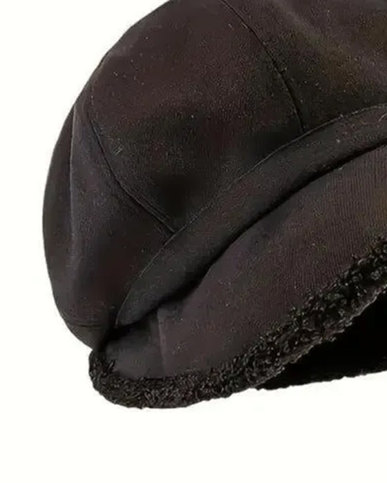 Hoed Dames Effen Pluche Vissershoed Warm