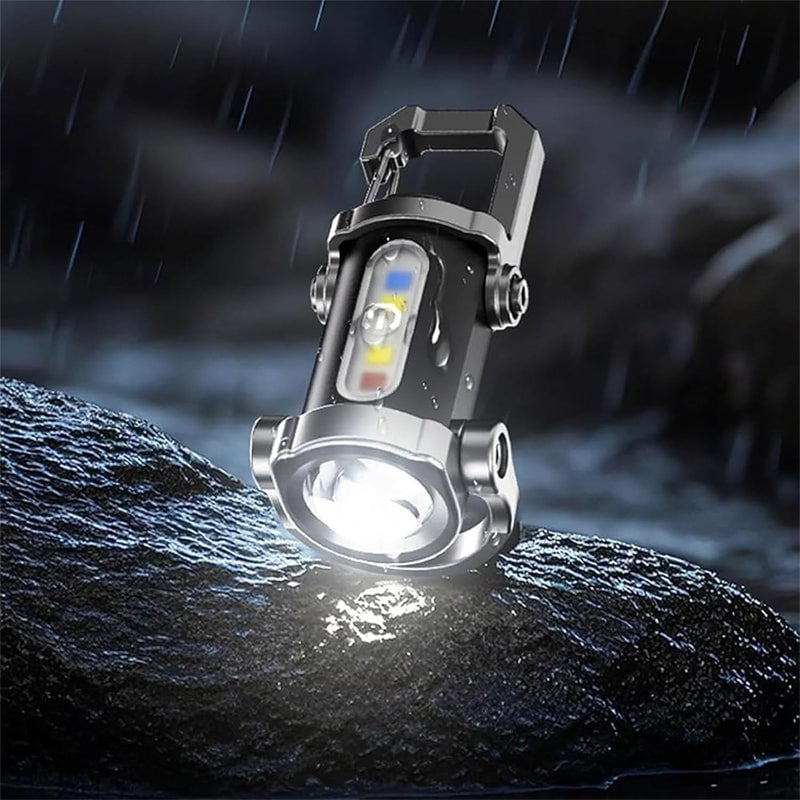 Oplaadbare Mini Zaklamp Sleutelhanger