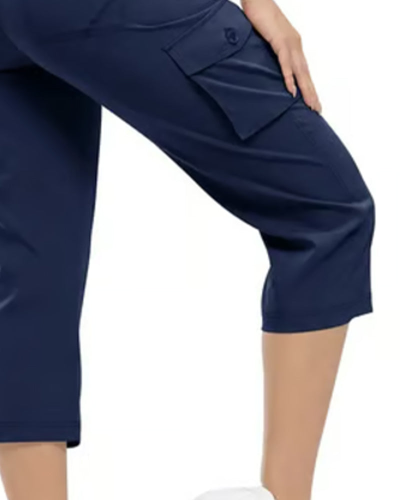 Broek Casual Cropped Multi-Zak Wandelen