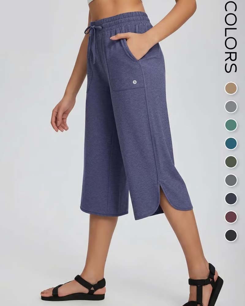 👖 Capris Dames Wijd Pijp Yoga