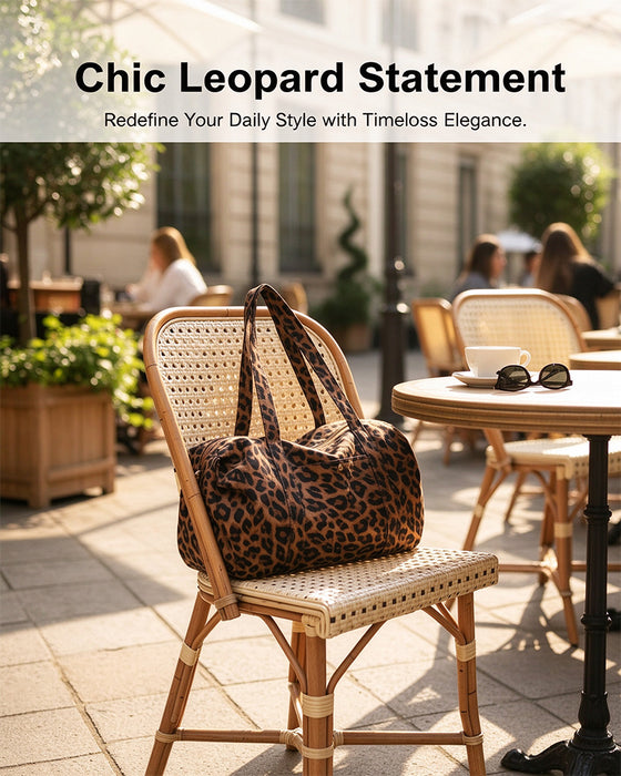 Tas Grote Capaciteit Luipaardprint Tote