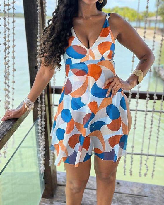 Eendelig Stip Bedrukt Striksluiting-Voor