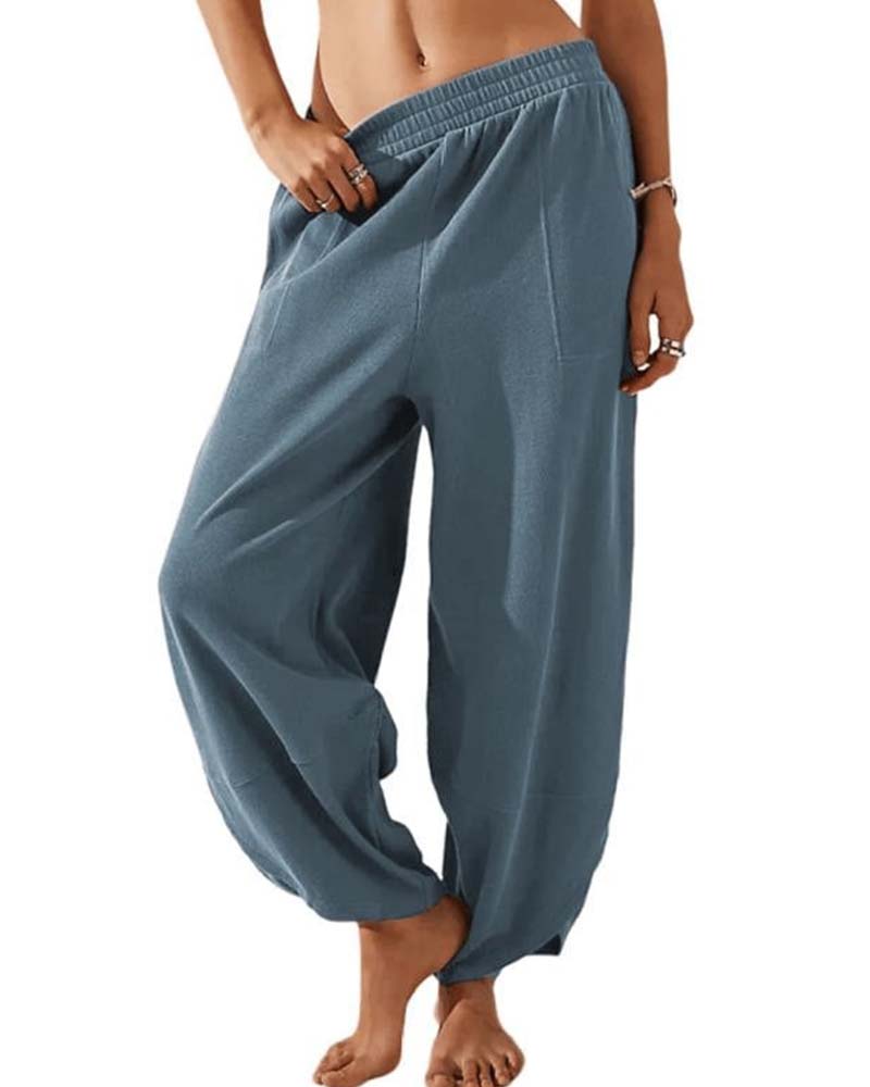 Broek Elastische Taille Harem