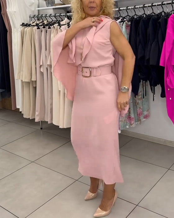 Jurk Fashionable Ronde Hals Elegant