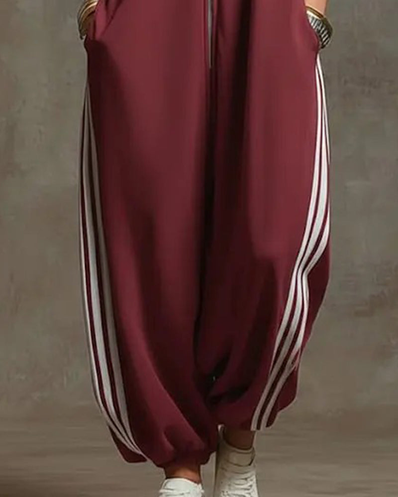 Jumpsuit Hip Hop Gestreept