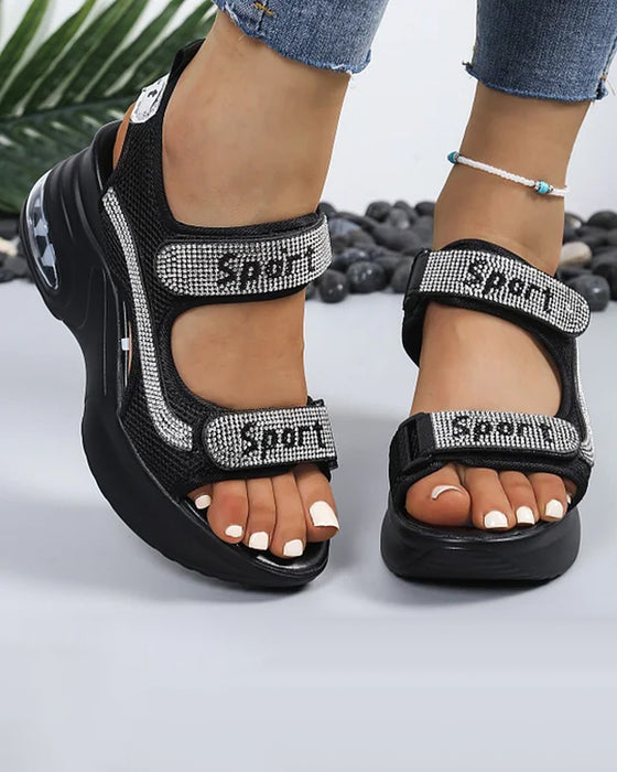 Sandaalen Plateau Wig Hoogteboost