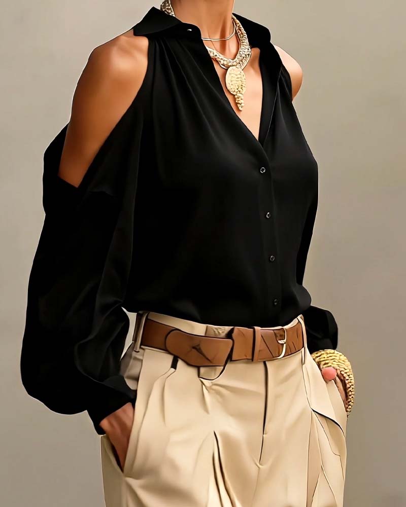 Blouse Off Shoulder Mode