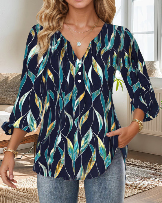 Blouse Casual V-Hals