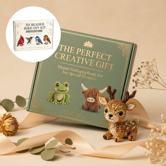 3D-kralendierenset - DIY-miniatuurdiertjes set voor beginners
