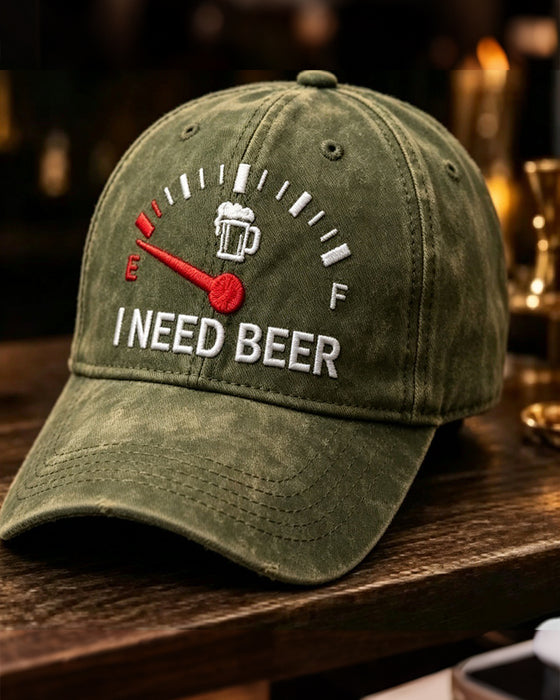 Dashboard Bier Geborduurde Baseball Pet