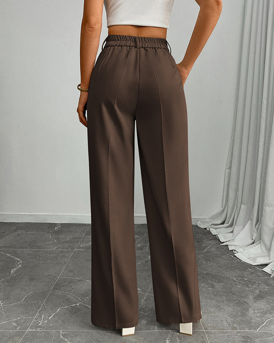 Broek Casual Los Recht Wijd Pijp