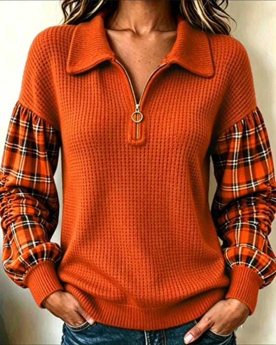 Sweater Lange Mouwen Reverskraag