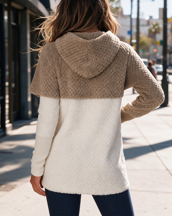 Hoodie Met Capuchon Contrast Zak