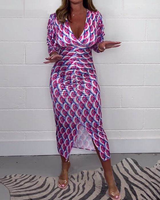 Sexy damesjurk met V-hals