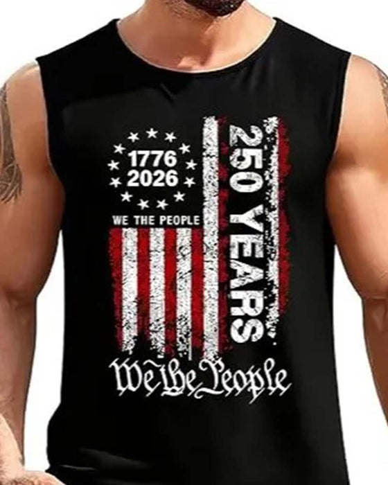 Heren Tanktop Casual Mouwloos