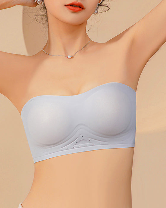 Comfortabele Strapless Bh In Effen Kleur