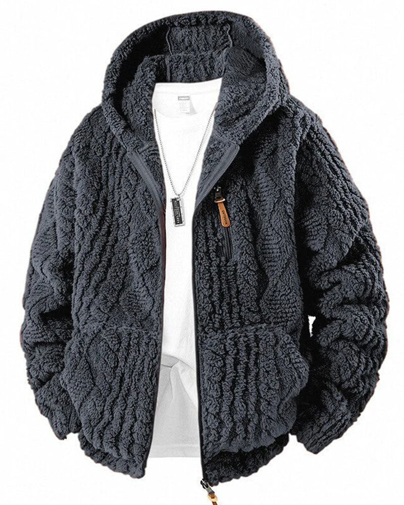 Heren Jas Met Capuchon Rits