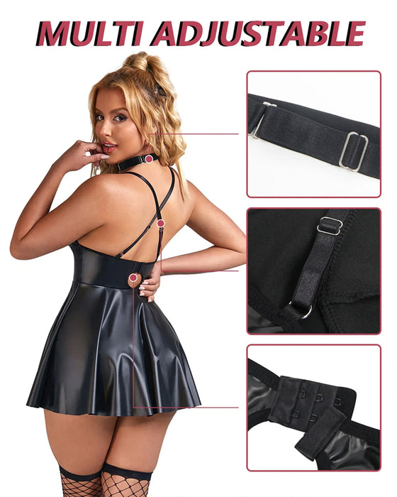 Sexy Nachtjurk Met Spaghetti‑Bandjes