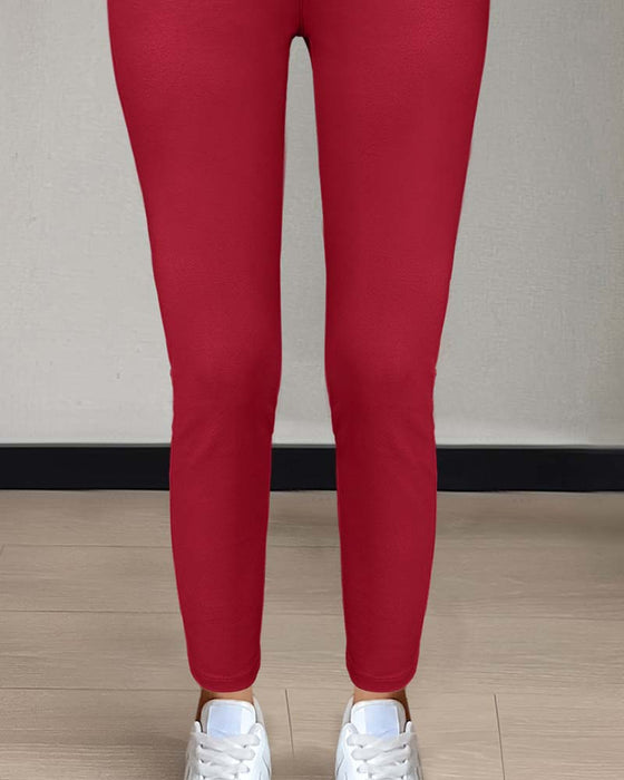 Broek Dames Zak Effen Skinny Casual