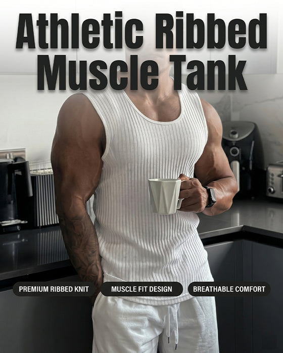 Tanktop Effen Verticale Streep
