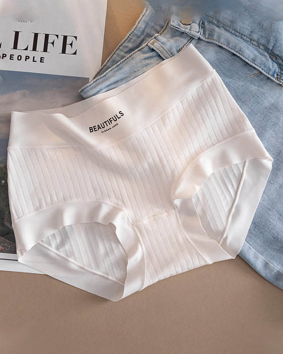 Slip Langvezelig Katoen Hoge Taille