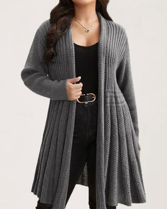 Vest Lang Effen Casual
