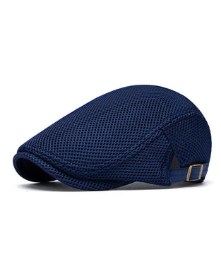 Heren Ademend Mesh Platte Pet - Verstelbare Newsboy Ivy Baret Zomerhoed
