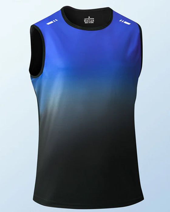 Heren Tanktop, Gradient, Ronde Hals