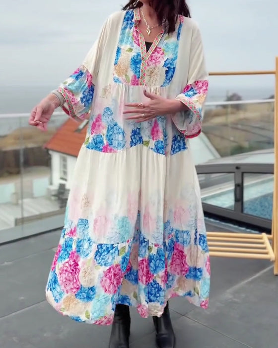 Jurk Bohemian Vakantie Maxi