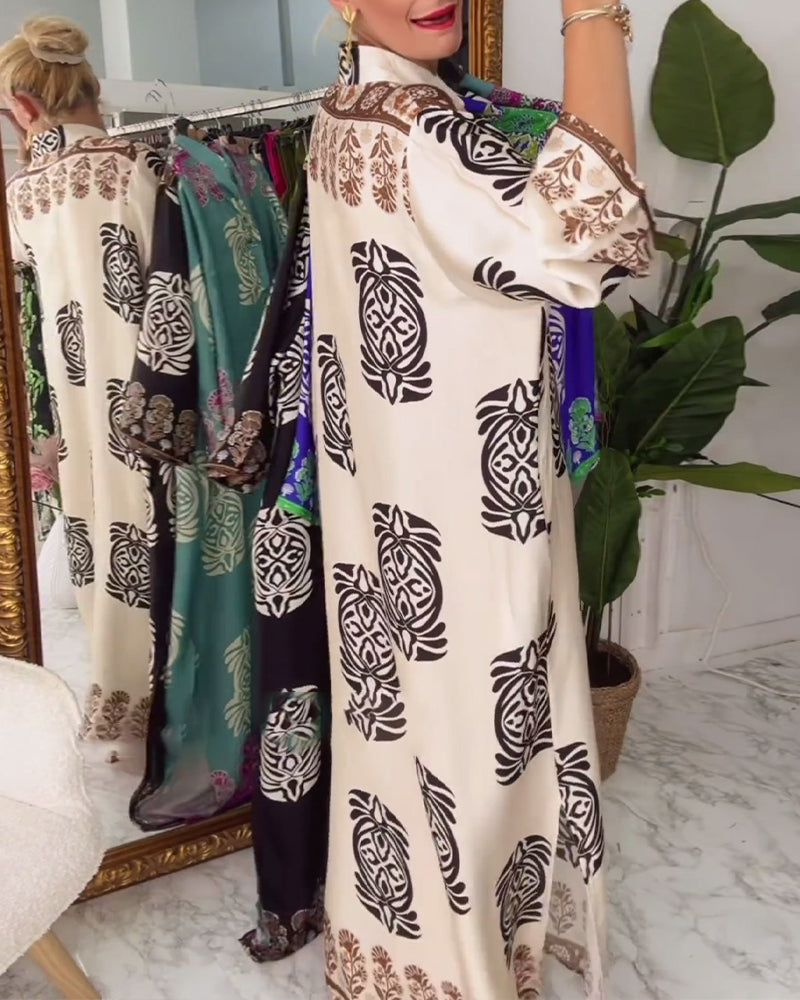 Retro mode losse jurk