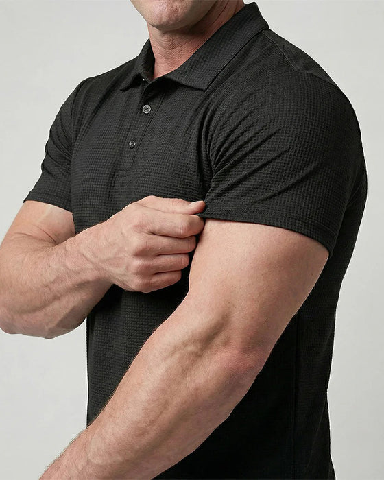 Heren T-shirt Casual Effen Kleur