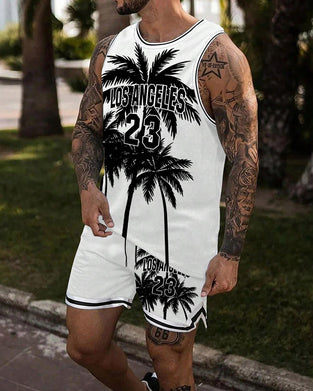 Set Mouwloos Tanktop Shorts