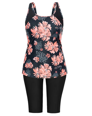 Vakantie Bedrukte Mouwloze Tankini